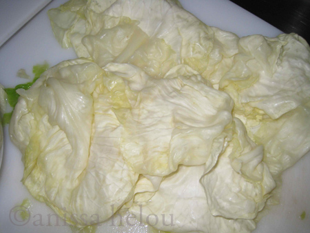 cabbage rolls-parboiled leaves copy
