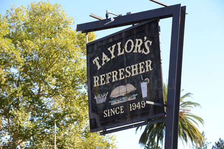 napa-taylor's refresher sign copy